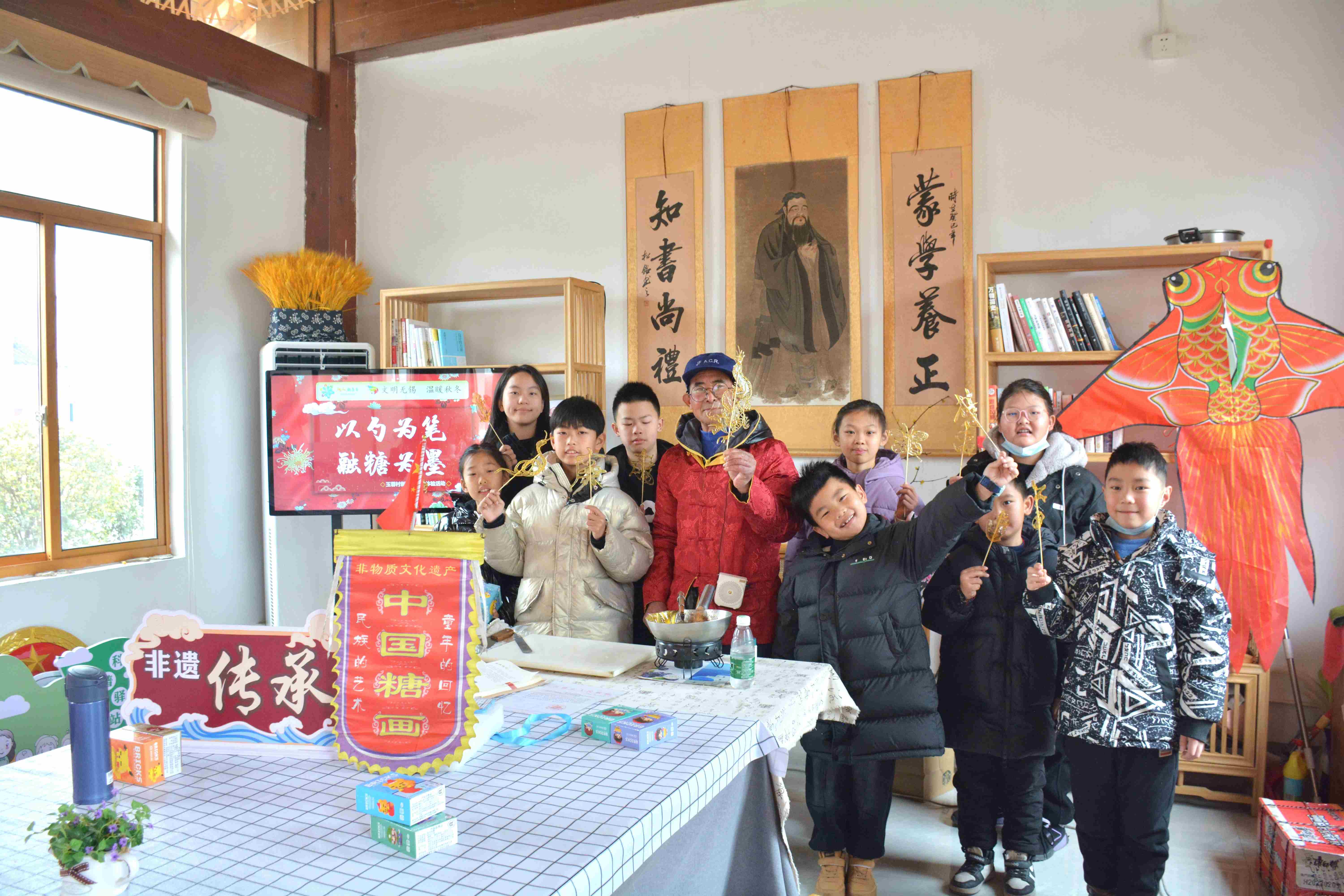 江蘇省無錫市惠山區玉祁街道玉蓉村關工委：以勺為筆 融糖為墨