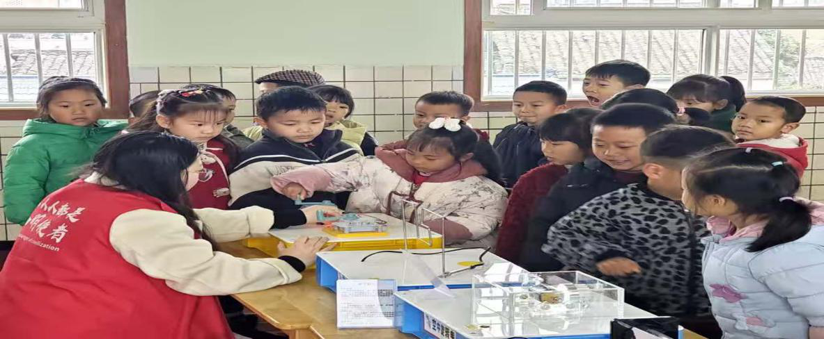 四川省樂山市峨眉山市符溪鎮關工委開展科普知識進幼兒園活動