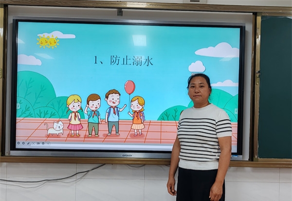 江蘇省徐州市銅山區劉集鎮棉布幼兒園關工委暑期安全教育活動